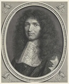 Historic French Illustration Drucke: Jean-Baptiste Colbert