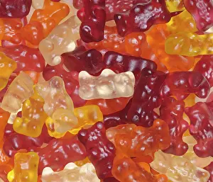 Sweet Dessert Images Drucke: Jelly bears candy
