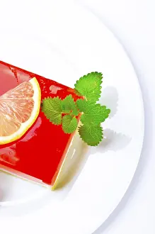 Fruit Dessert Drucke: Jelly as a sweet