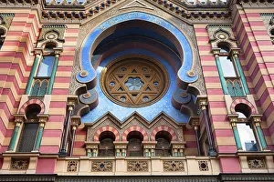 Colourful Church Windows Drucke: Jerusalem Synagogue, Jerusalem Synagogue