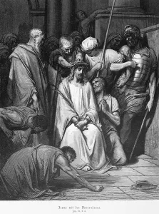 Gospel Of John Illustration Drucke: Jesus with the crown of thorns