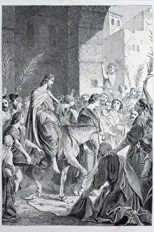 Jesus Entry Into Jerusalem Drucke: Jesus entry into Jerusalem