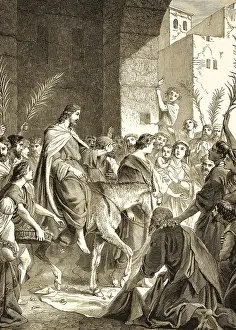 Jesus Entry Into Jerusalem Drucke: Jesus entry into Jerusalem