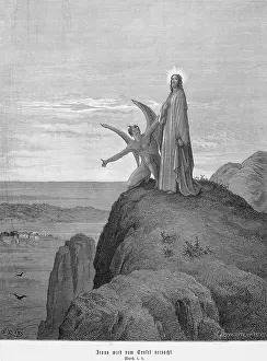 Jesus wird vom Teufel versucht, Matthäus.