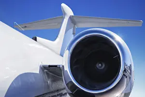 Aviation Industry Equipment Drucke: jet engine of an moder aircraft