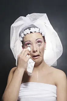 White Wedding Dress Drucke: Jilted bride