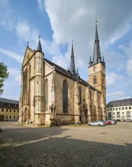 Empty Churches In Europe Drucke: Johanneskirche, Saalfeld, Thuringia, Germany