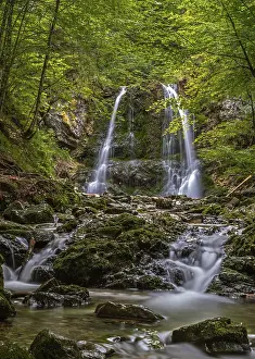 Southern Germany Nature Scene Drucke: Josefsthal waterfall