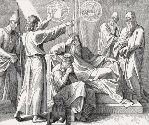 Josef interpretiert die Träume des Pharao