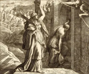 Julius Schnorr Von Carolsfeld Paintings Drucke: Judith Returns to Bethulia, Old Testament