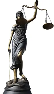 Weighing Scale Statue Drucke: Justice exempted