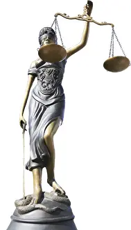 Weighing Scale Statue Drucke: Justice exempted