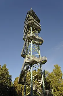 Observation Deck Germany Drucke: Kafling tower with observation deck