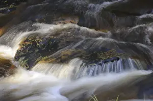 Waterfall Landscape Photo Drucke: Kalte Bode, autumn, Kalte, Bode