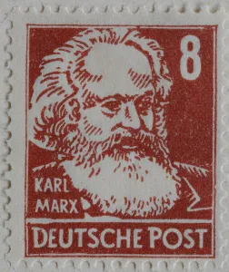 Central Europe Studio Photography Drucke: Karl Marx, a German philosopher