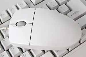 Computer Hardware Drucke: Keyboard and the mouse for a computer