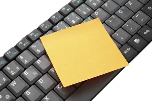 Office Equipment Drucke: Keyboard with note pad