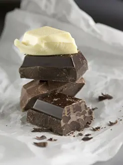 Dark Chocolate Drucke: Three kinds of chocolate