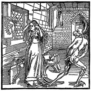 Medieval Woman Drucke: From The Knight of Turn
