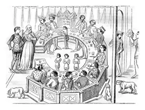 Middle Ages Art Drucke: The Knights of the Round Table