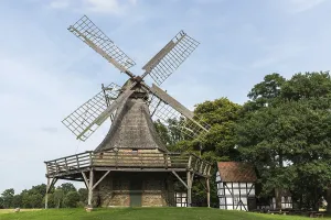 Dutch Windmill Drucke: Kolthoffsche mill, Dutch windmill