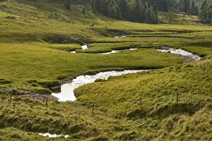 Mountain Creek Austria Drucke: The Kremsbach in Schonfeld