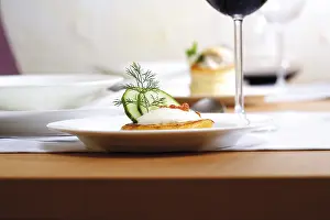 Wine Glass Setting Drucke: Laid table