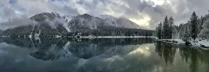 Mountain Panorama View Drucke: Lake Antholz