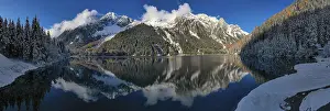 Zillertal Alps Landscape Drucke: Lake Antholz
