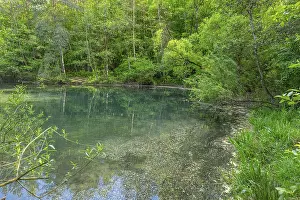 Bavaria Lake Drucke: Lake with reflection of the landscape