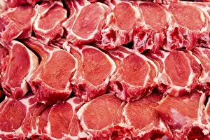 Lamb Chop Photography Drucke: Lamb cutlets