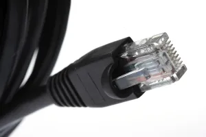 Computer Network Connection Drucke: LAN cable, network cable, for connecting computers to a network