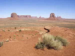 Monument Valley Landscape Drucke: Landscape of the ancient rocks