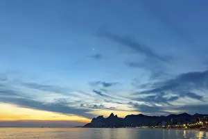 Rio De Janeiro Beaches Drucke: Landscape of the beaches of Arpoador