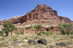 Utah Rock Formations Drucke: Landscape and rock formations at Fruita