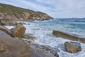 Victoria Australia Coastline Drucke: Landscape of Squeaky Beach in spring