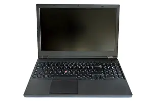 Laptop On White Background Drucke: Laptop PC on white background