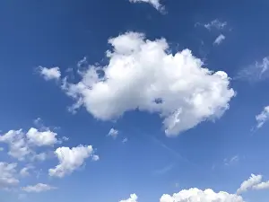 Overcast Sky Central Europe Drucke: Large fleecy clouds, altocumulus clouds