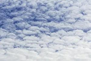 Cirrocumulus Cloud Images Drucke: Large fluffy clouds, altocumulus