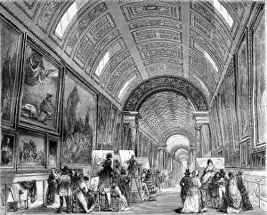 Parisian Heritage Building Drucke: The large gallery one day study