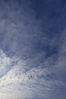 Cloud Formation Drucke: Layer of piled clouds, stratocumulus clouds