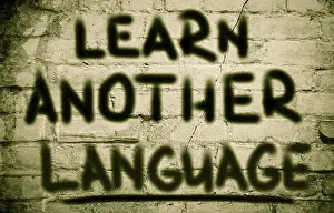 Classroom Training Drucke: Learn Another Language Concept