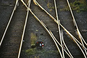 Train Traffic Management Drucke: Left-hand railroad switch