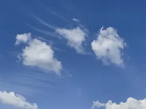 Cirrocumulus Cloud Types Drucke: Left right Small fleecy clouds
