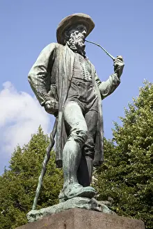 German Memorials Drucke: Leineweber memorial, Bielefeld