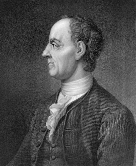 Leonhard Euler Portrait Drucke: Leonhard Euler, 1707 - 1783, a Swiss mathematician and physicist