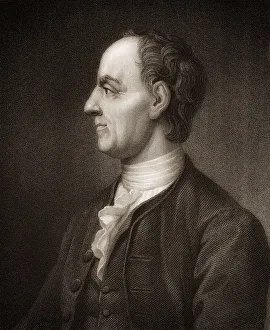 Leonhard Euler Portrait Drucke: Leonhard Euler, 1707 - 1783, a Swiss mathematician and physicist