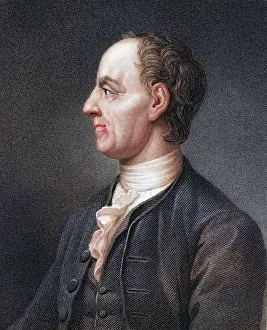 Leonhard Euler Portrait Drucke: Leonhard Euler 1707-1783, Swiss mathematician and physicist