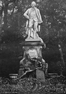 European Memorials Drucke: The Lessing monument in Berlin