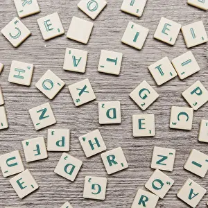 Letterpress Typography Drucke: Letter game